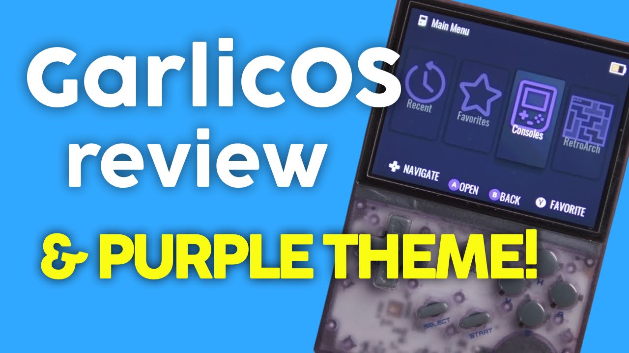 GarlicOS Review, Setup and Purple Theme guide (5 Jan 2023)